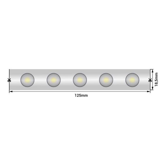 Светодиодная влагозащищенная лента SWG 18W/m 48LED/m 2835SMD холодный белый 5M SWG-248-24-W20/45-67 008219