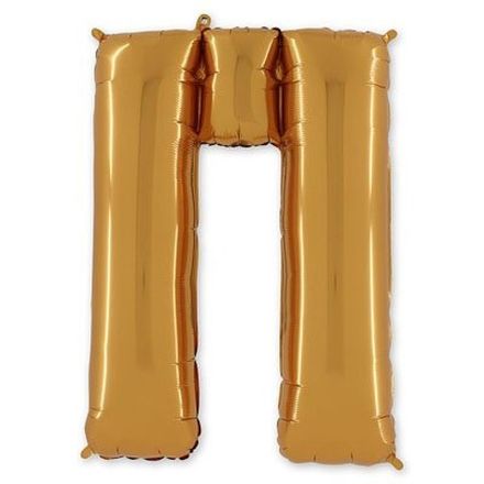 Буква "П" золото 102 см