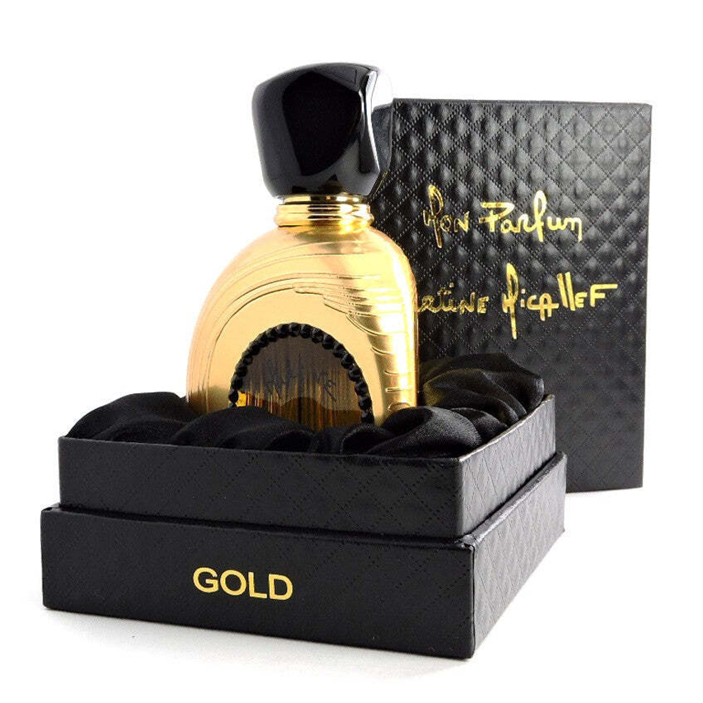 Mon Parfum Gold M.Micallef — парфюмерная вода для женщин. Шикарный, чувственный, роскошный аромат.