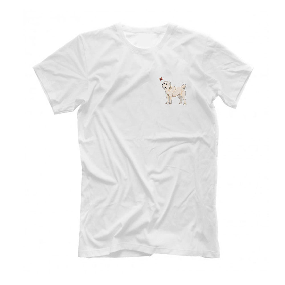 Футболка "Алабай и бабочка"