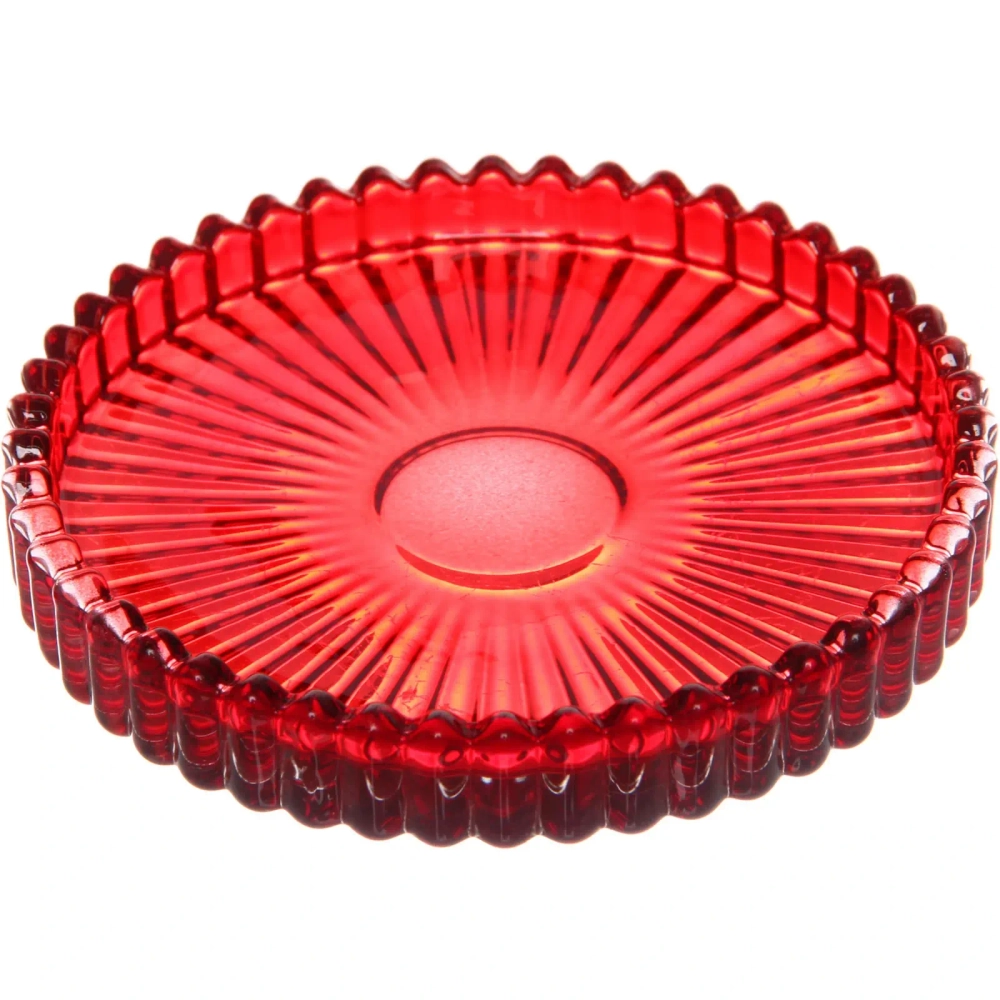 Подсвечник «Романтика» 10*1,5 см, Красный