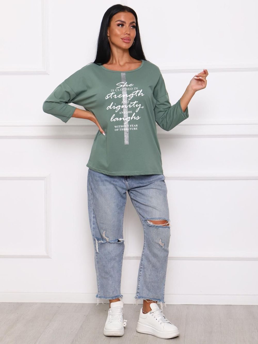 Флавия - футболка хаки Iv-capriz (Акция)