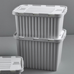 Ящик для хранения со створками "CПЛИТ" 50 лт 515*352*365 светло-серый