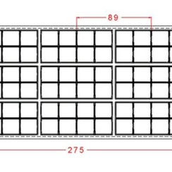 647 | Форма для шоколадных изделий (275*135 мм)