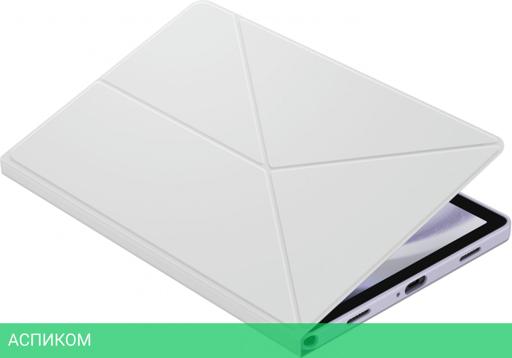 Чехол для планшета Samsung для Galaxy Tab A9+ Book Cover белый (EF-BX210TWEGRU)