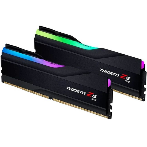 Модуль памяти DIMM DDR5 32Gb, 6000Mhz, 2x16Gb, G.Skill Trident Z5 RGB Black (F5-6000J2836G16GX2-TZ5RK)