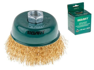 Щетка д/шлиф.маш."чашка" гофр. 100мм ВОЛАТ
