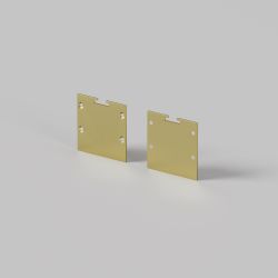 Комплект заглушек (для профиля 35×35) 2 шт., Maytoni ALM-3535BT-BR-EC 642039