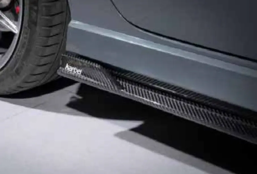 Карбоновые боковые юбки для AUDI A3 S3 8V SEDAN 2017 - 2019 Ауди