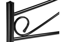 Двуспальная кровать Морика 160х200 черная