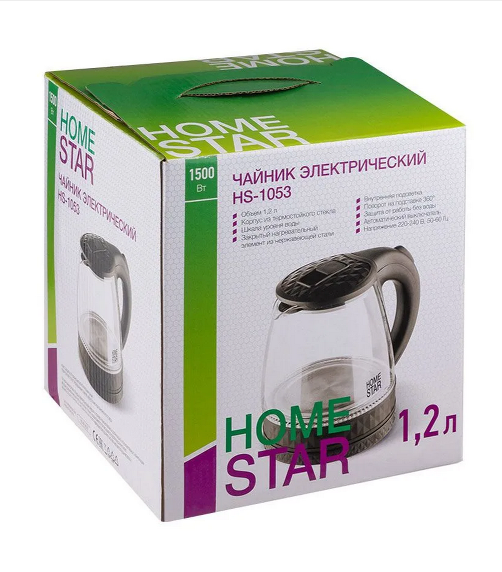 Чайник электрический Homestar HS-1053 стекло