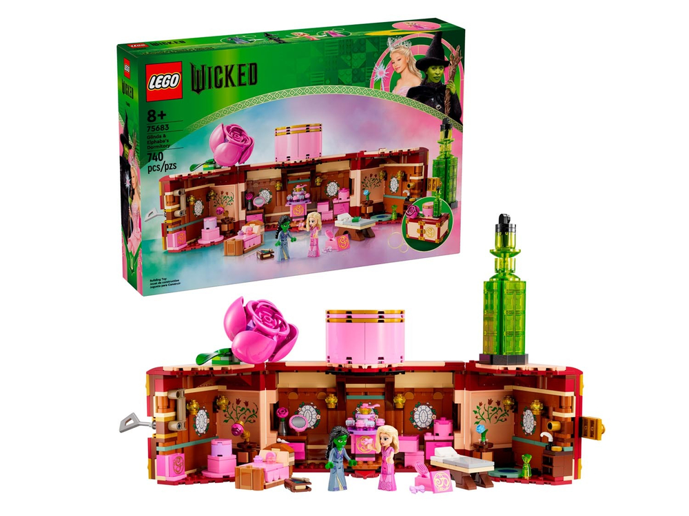 LEGO Wicked 75683 Общежитие Глинды и Эльфабы — игровой набор