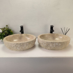 Раковина из мрамора ПАРА! Erozy Cream EM-63034 51*39*15 108