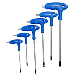 KING TONY (22106MR) Набор Г-образных шестигранников 3-8 мм, с шаровым окончанием, 6 предметов