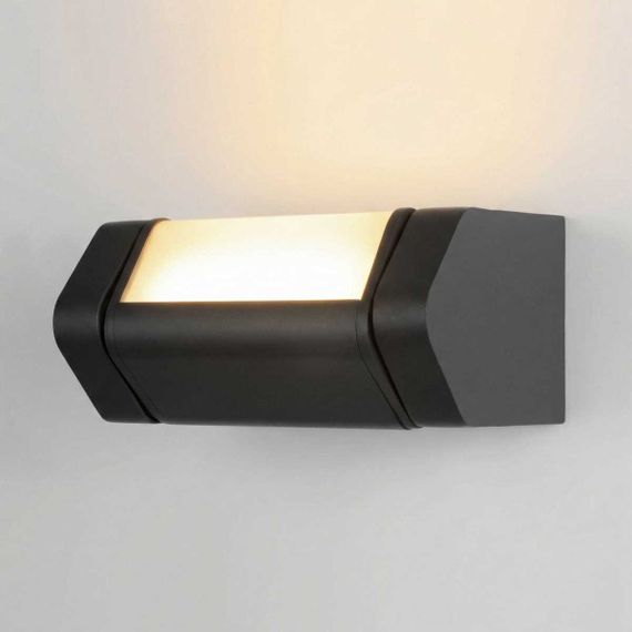 Уличный настенный светодиодный светильник Elektrostandard Dors D LED (35163/D) 3000K черный a072077