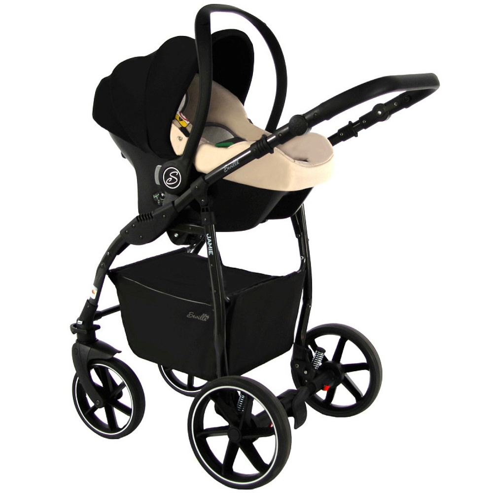 Детская коляска 3 в 1 Sevillababy Jamie латте