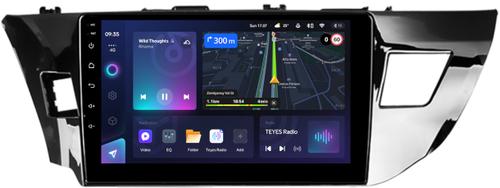 Магнитола для Toyota Corolla E180 2012-2016 (без штатной КЗВ) - Teyes CC3 монитор 10" QLED на Android 10, Быстрая, CarPlay, 4G SIM-слот