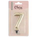 Свеча цифра "7" золото
