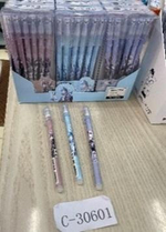 Ручка пиши-стирай гелевая 0,5 мм, синяя "Аниме", С-30601