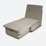 Кресло-кровать "Экономик" 70 см, велюр Dream Beige