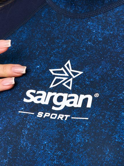 Короткий женский гидрокостюм Sargan Sport 1012/MBL 2 мм синий микс