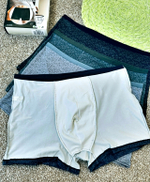 Трусы мужские 1 шт., бамбук, размеры от XL до 7XL, разноцветные