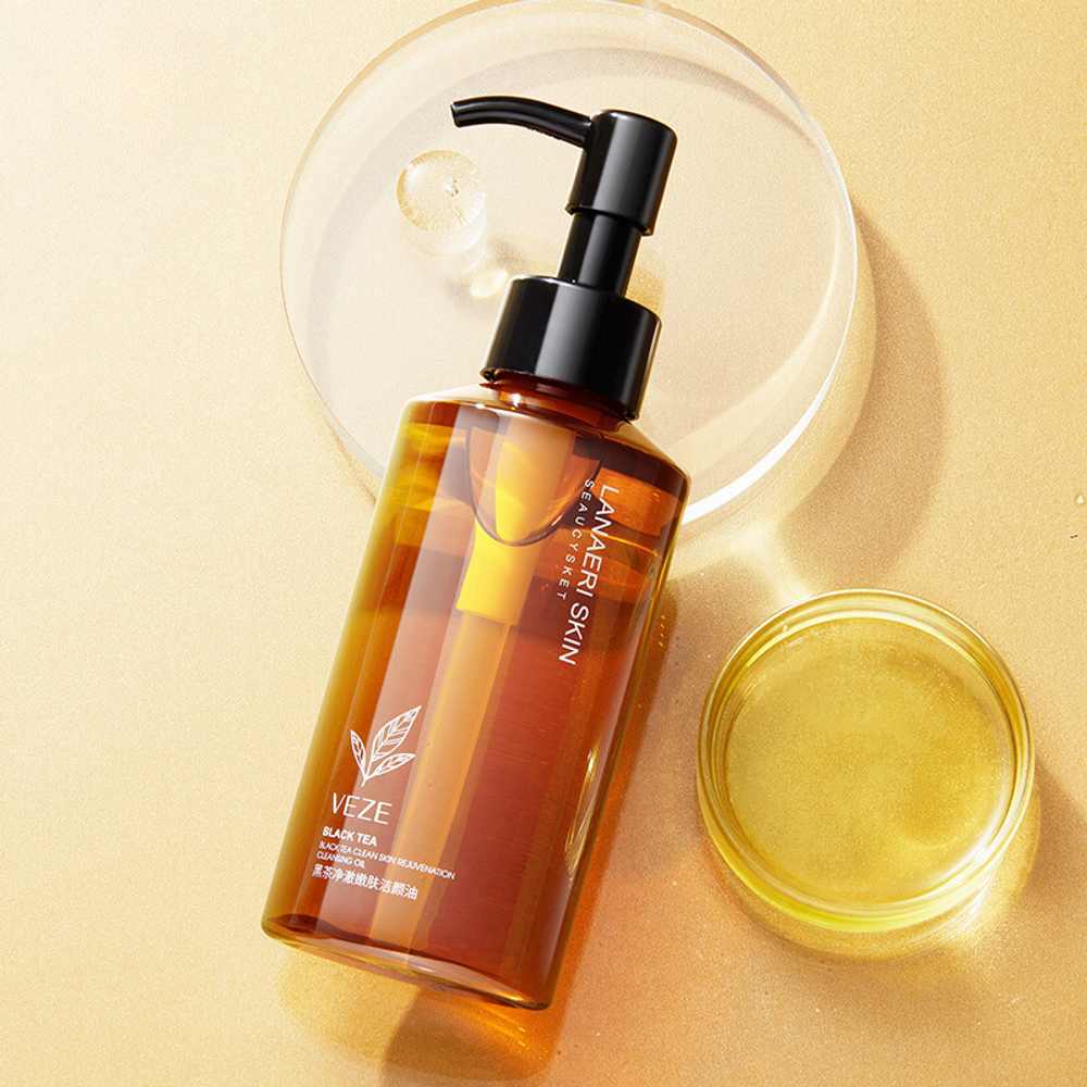 Гидрофильное масло для снятия макияжа с экстрактом чёрного чая, 150мл