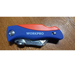 Складной быстросменный нож WORKPRO трапециевидные лезвия WP211006