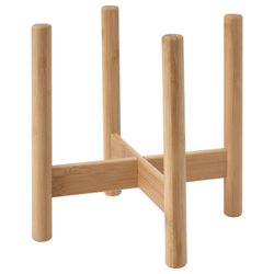 IKEA DAKSJUS  (ИКЕА ДАКСЙУС)  -  Подставка для цветочного горшка, бамбук, 21 см