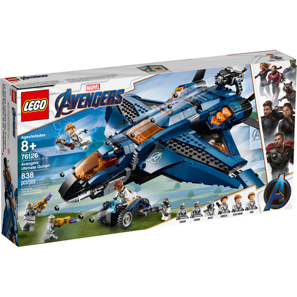 LEGO Super Heroes: Модернизированный квинджет Мстителей 76126 — Avengers Ultimate Quinjet — Лего Супергерои Марвел