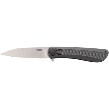 Складной нож CRKT K350KXP Slacker c клинком из стали 1.4116 Krupp (X50CrMoV15) рукоять алюминий / Stainless Steel