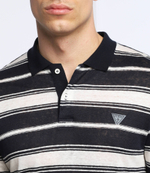 льняное поло josu GUESS - темно-синий (M2GP08 KB3F0)