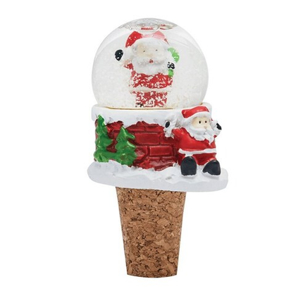 Wine bottle stopper CHRISTMAS FLAVOUR, red