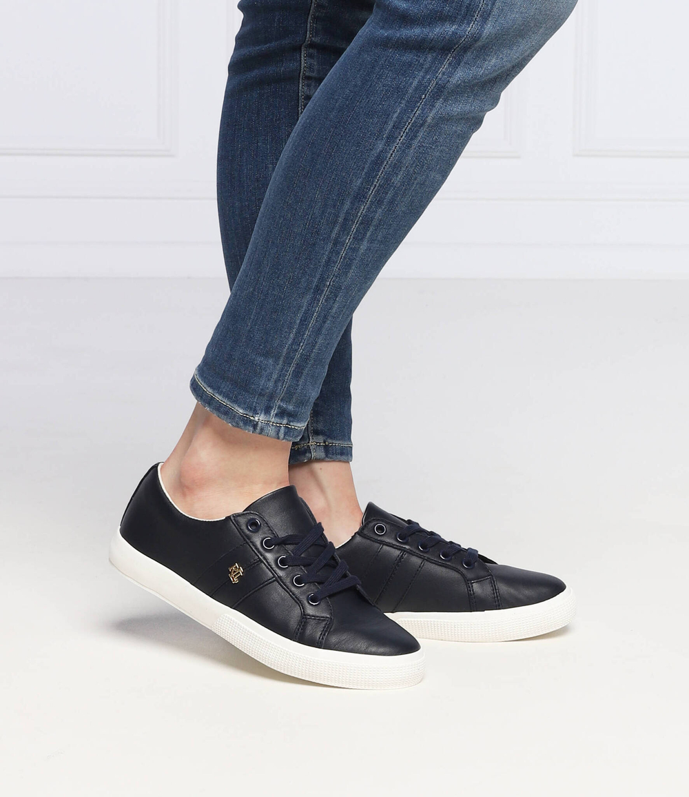 Кожаные кроссовки Janson II LAUREN RALPH LAUREN - темно-синий(802849533)