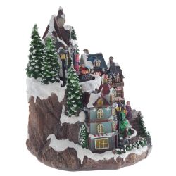 GAEM Фигурка декоративная "Рождество" (4 мелодии, подсвет, движ, 3xAA н/п, +USB), L29 W27 H30 см