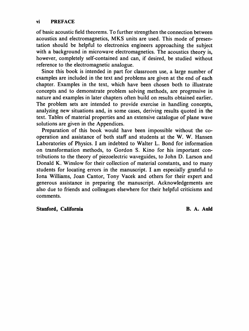 Acoustic fields and waves in solids. Volume 1 | B.A. Auld