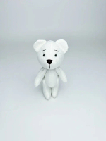 Мишка маленький Белый блеск