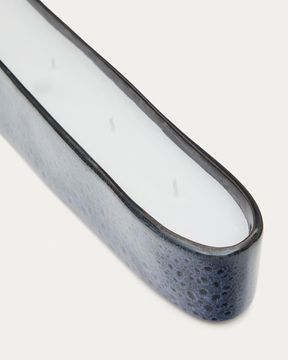 Sapira Свеча керамическая синяя 6 x 34,5 см