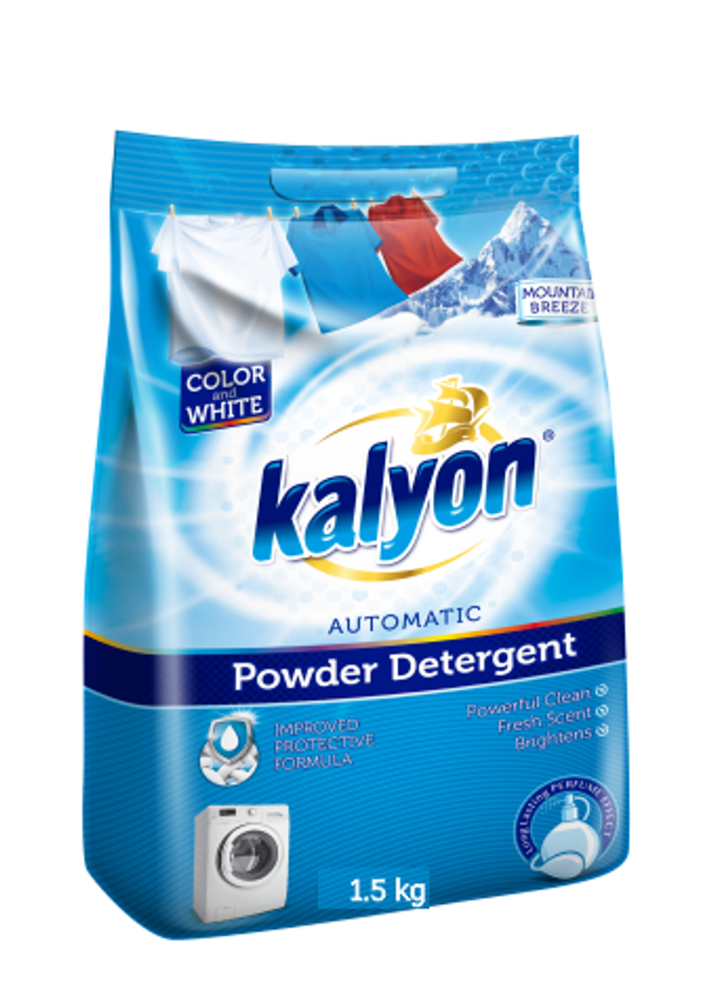 Kalyon Порошок автомат 1.5кг Горная свежесть