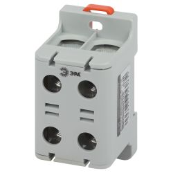 Клемма силовая вводная КСВ ЭРА NO-224-140 двойная KE67 16-95 мм2 серая L