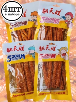 Латяо острая закуска ассорти видов 70 г * 4 шт