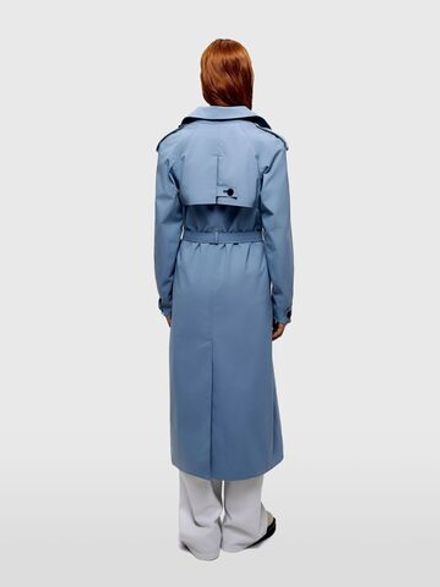 Женский тренч Ihala NORPPA нежно-голубой