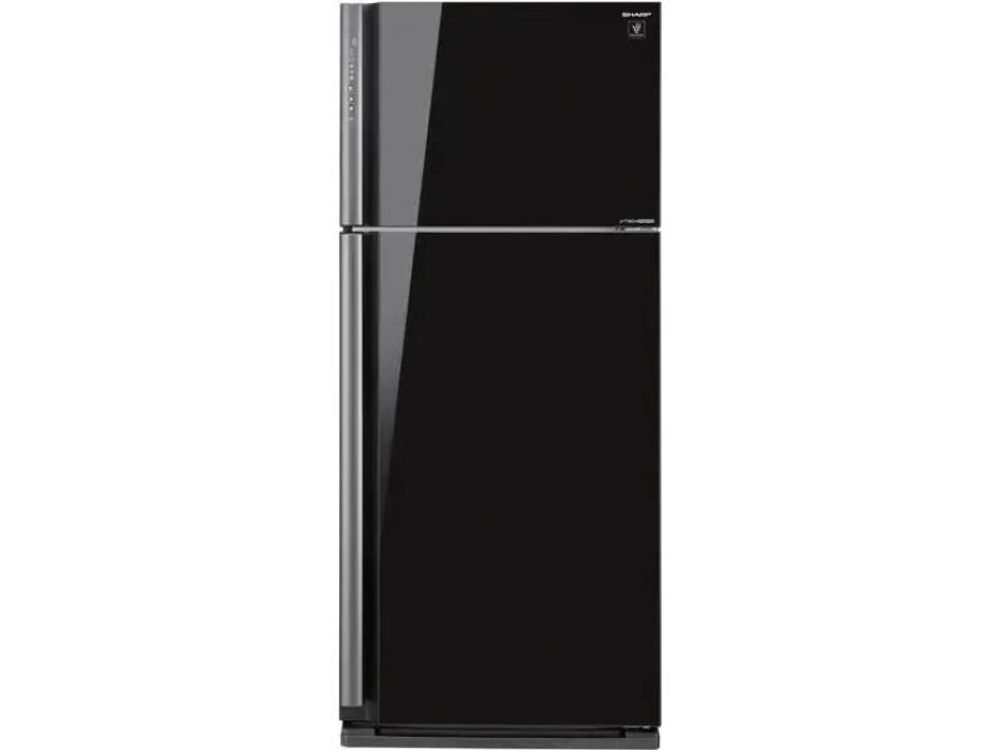 Холодильник Sharp SJ-XP59PGBK черный/стекло