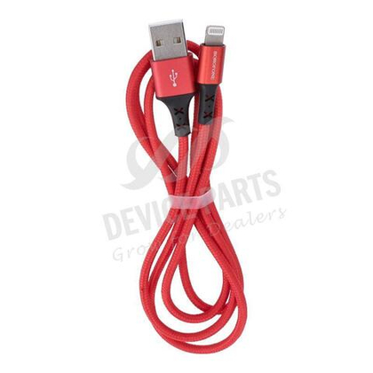 USB cable Lightning 8-pin 1m Borofone BX20, 2.0A. red