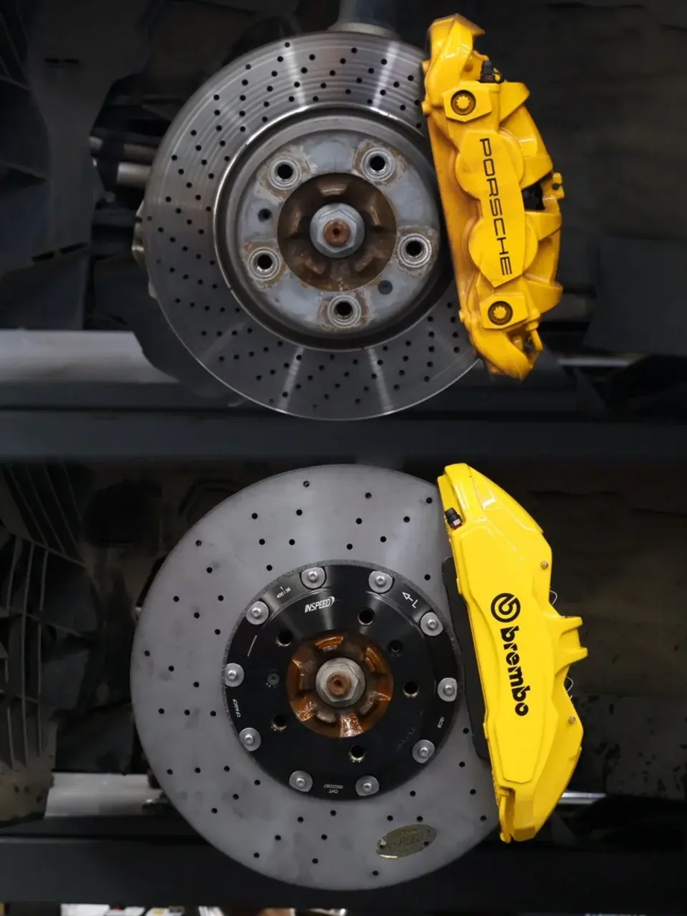 Карбон керамическая тормозная система Brembo для Porsche 911 911.1 / 912 / Carrera / Targa 4 / GT4 RS Порше Суппорт диски Колодки