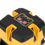 Лазерный уровень LX 05 Red, 20 м, 635 нм, аккумулятор Li 5200 mAh, резьба 5/8" Denzel