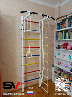 Монтаж шведской стенки Sv Sport в пеноблочные, газоблочные стены