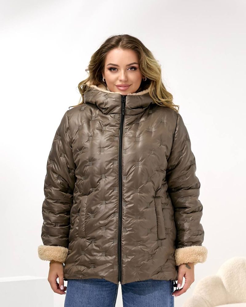 Куртка с мехом УК-4431-1 Фабрика Моды