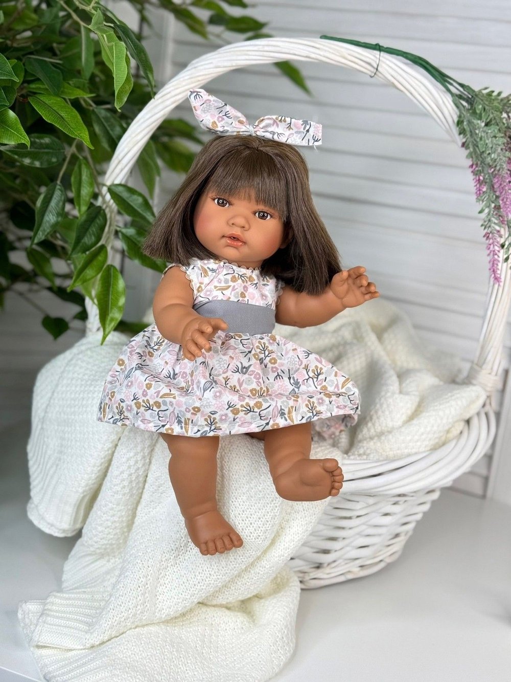 Кукла D Nenes виниловая 34см Lean (054042)