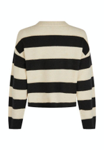 Джемпер Marc Aurel 81992 молочный с черным полоса